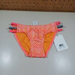 Dolfin Uglies womens coral Roxie bikini swim bottoms XS NWT